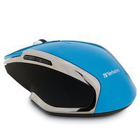 Wireless Notebook 6-Button Deluxe Blue LED Mouse – Blue: Notebook