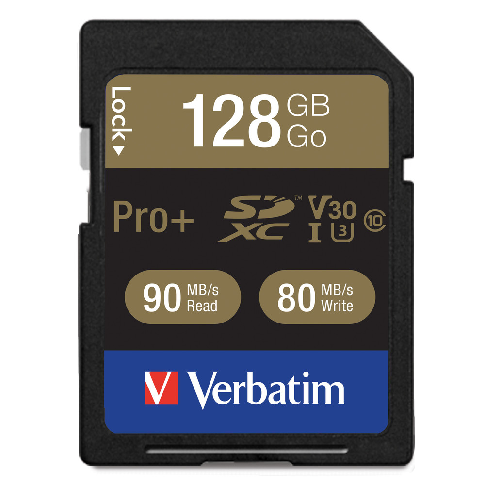 128GB Pro Plus 600X SDXC Memory Card, UHS-I V30 U3 Class 10: ProPlus SDXC - Memory  Cards
