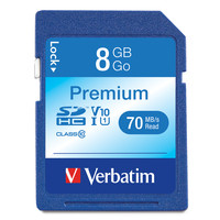 Carte SDHC 8Go Premium Class VERBATIM