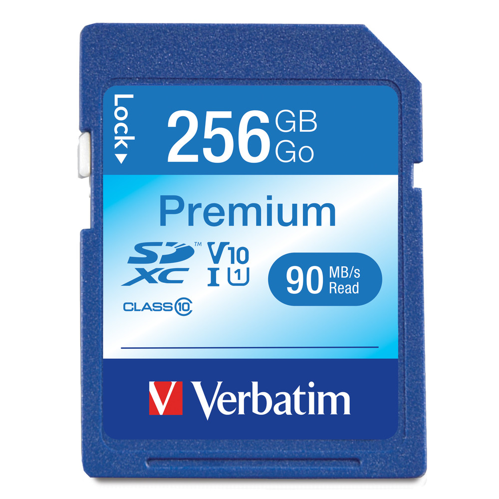 Micro Sd 256GB Verbatim 44087 con adattatore microSDXC 256 GB classe 10  44087 Velocità di lettura