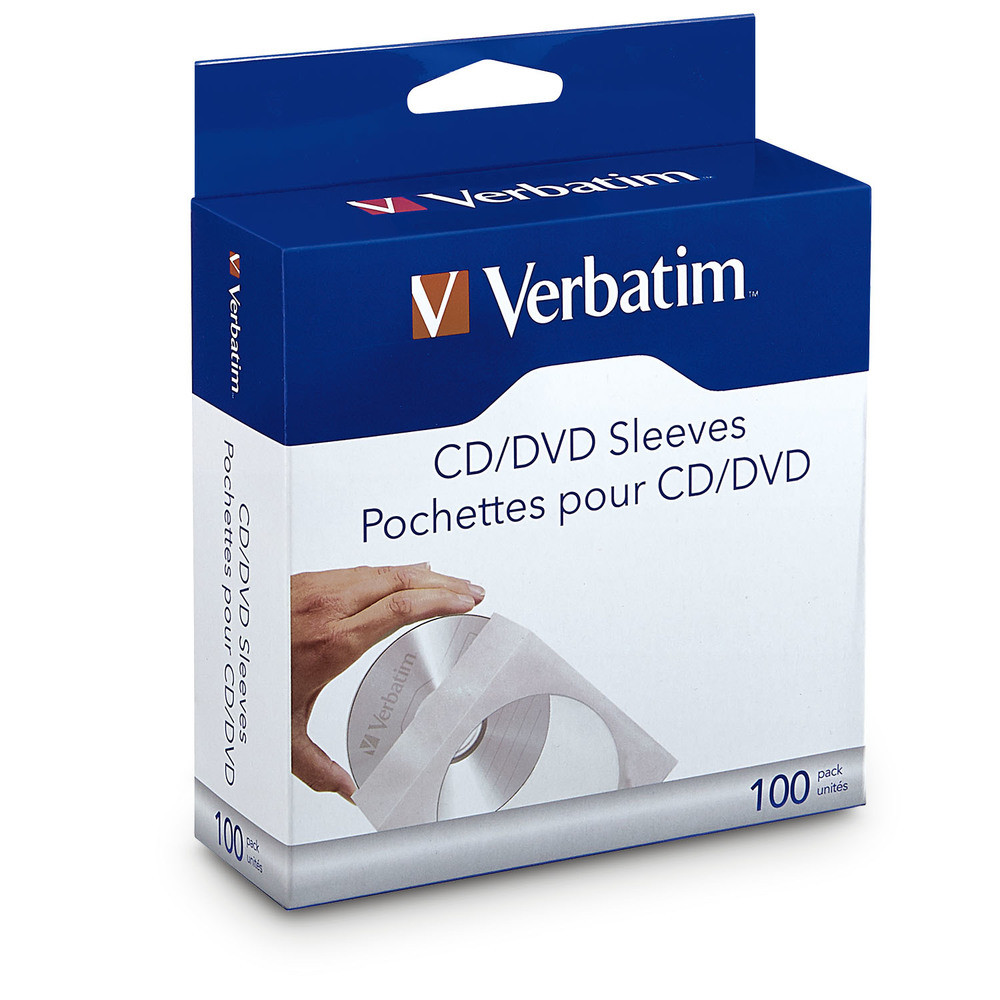 panel Inspección Prevención Sobres de papel con ventana transparente para CD/DVD – Caja de 100 u. : CD  / DVD - Estuches de almacenamiento | Verbatim