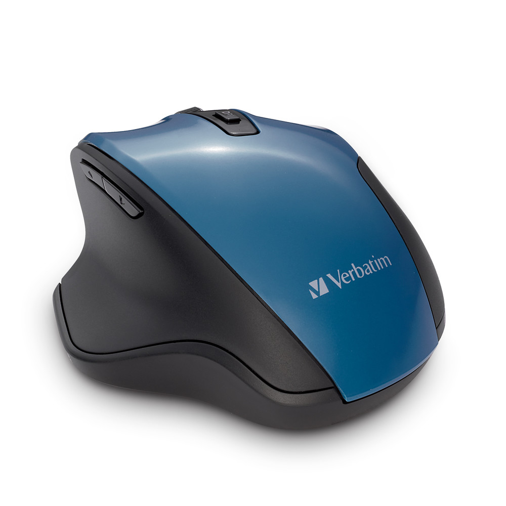 Silent Ergonomic Wireless Blue LED Mouse – Dark Teal: Notebook - Mice