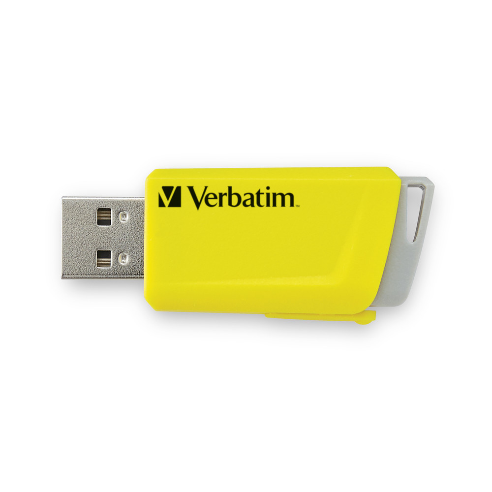 I de fleste tilfælde Rough sleep Fritid 16GB Store 'n' Click™ USB Flash Drive – 2pk – Blue, Yellow: Everyday USB  Drives - USB Drives | Verbatim