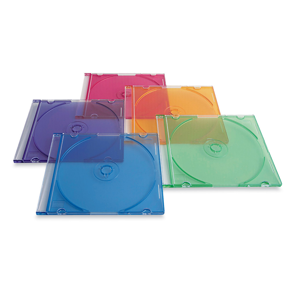 DVD+RW Verbatim - 5 pièces - Slim color - Disques dur et