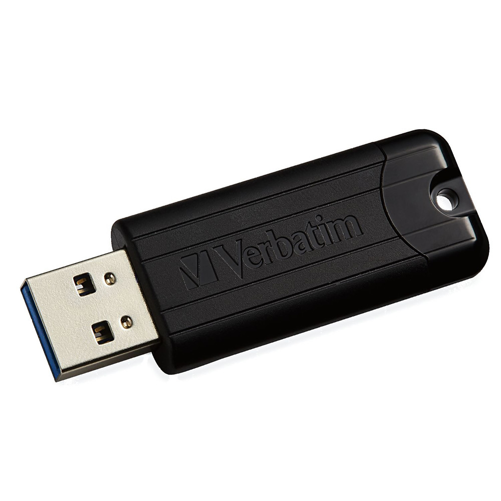 Pen Drive 32 GB Chiavetta USB 3.2 USB-A Argento Verbatim 49317 PinStripe