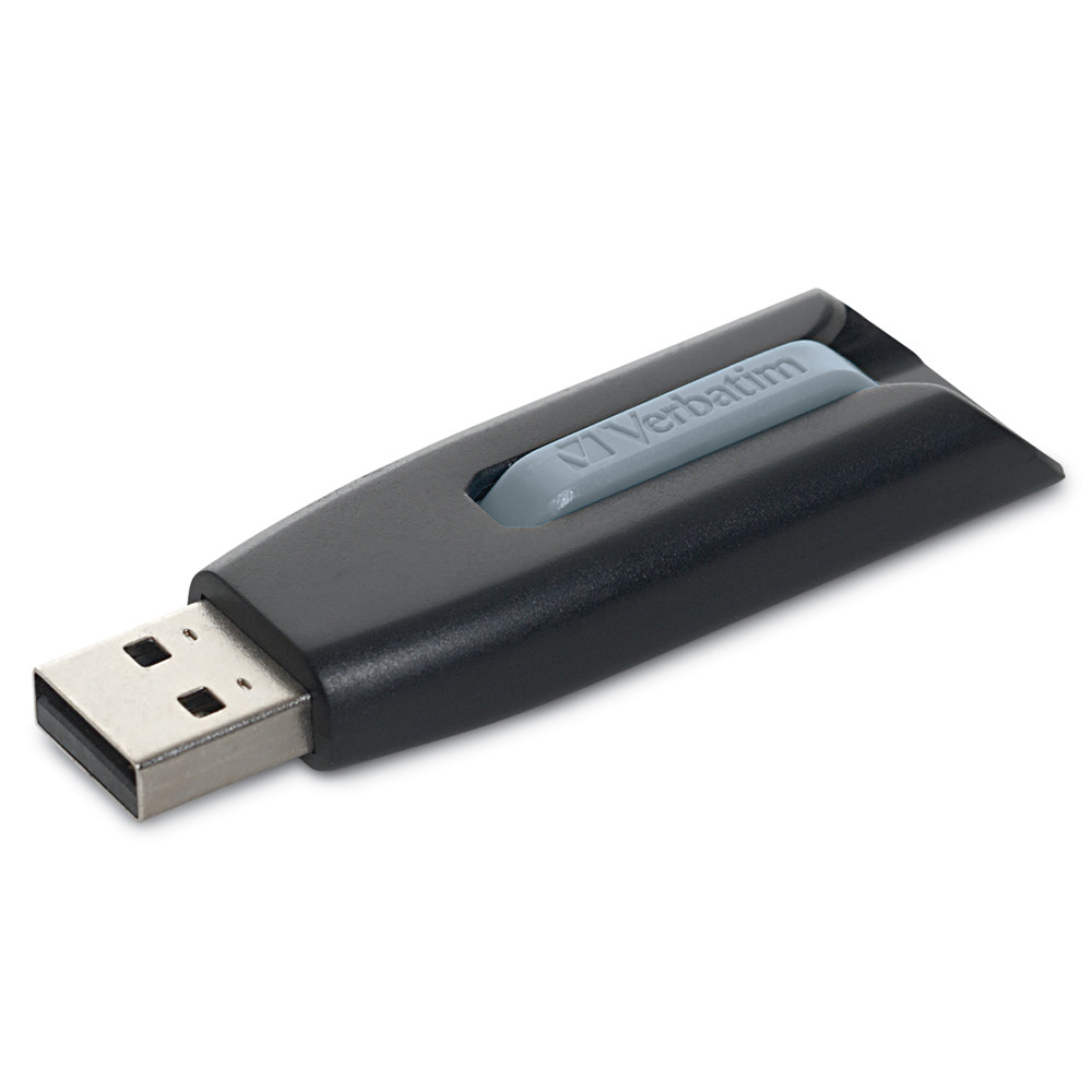 128GB Store 'n' Go® V3 USB 3.2 Gen 1 Flash Drive – Gray: Everyday