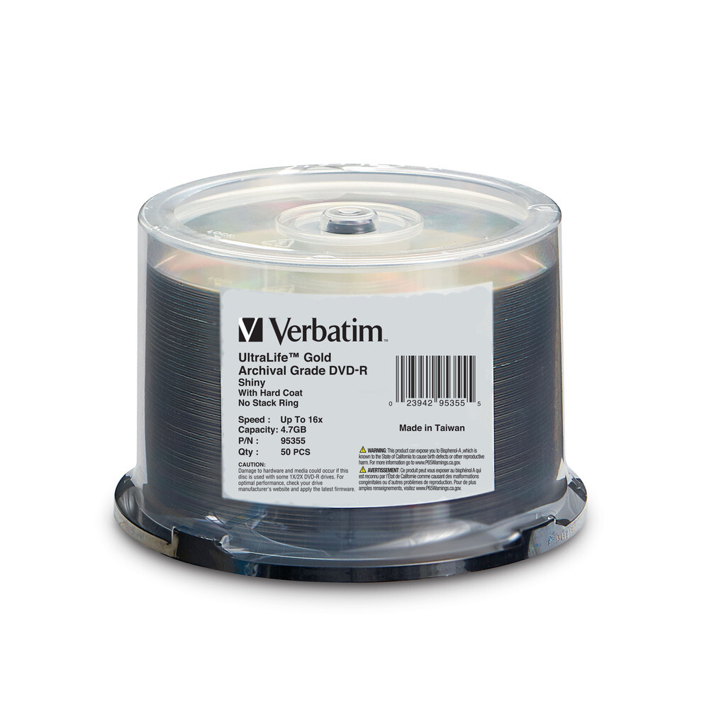 Verbatim CD-R 700MB Gold Archival Disc 96159 B&H Photo Video