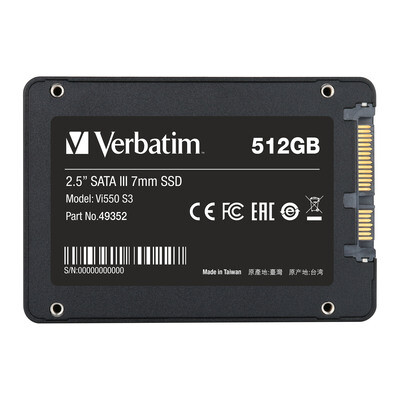 Verbatim SSD Vi560 S3 M.2 1 To Vi560 SSD Interne SATA III M.2 1TB (49364)  prix Maroc