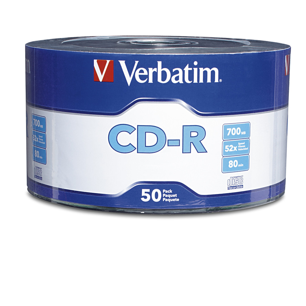 VERBATIM 43725 10 x CD-R 700 Mo (80 Min) 52 Broches : :  Informatique