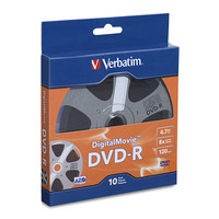 Dvd R 4 7gb 8x With Digitalmovie Surface 10pk Bulk Box Dvd R Dvd Verbatim