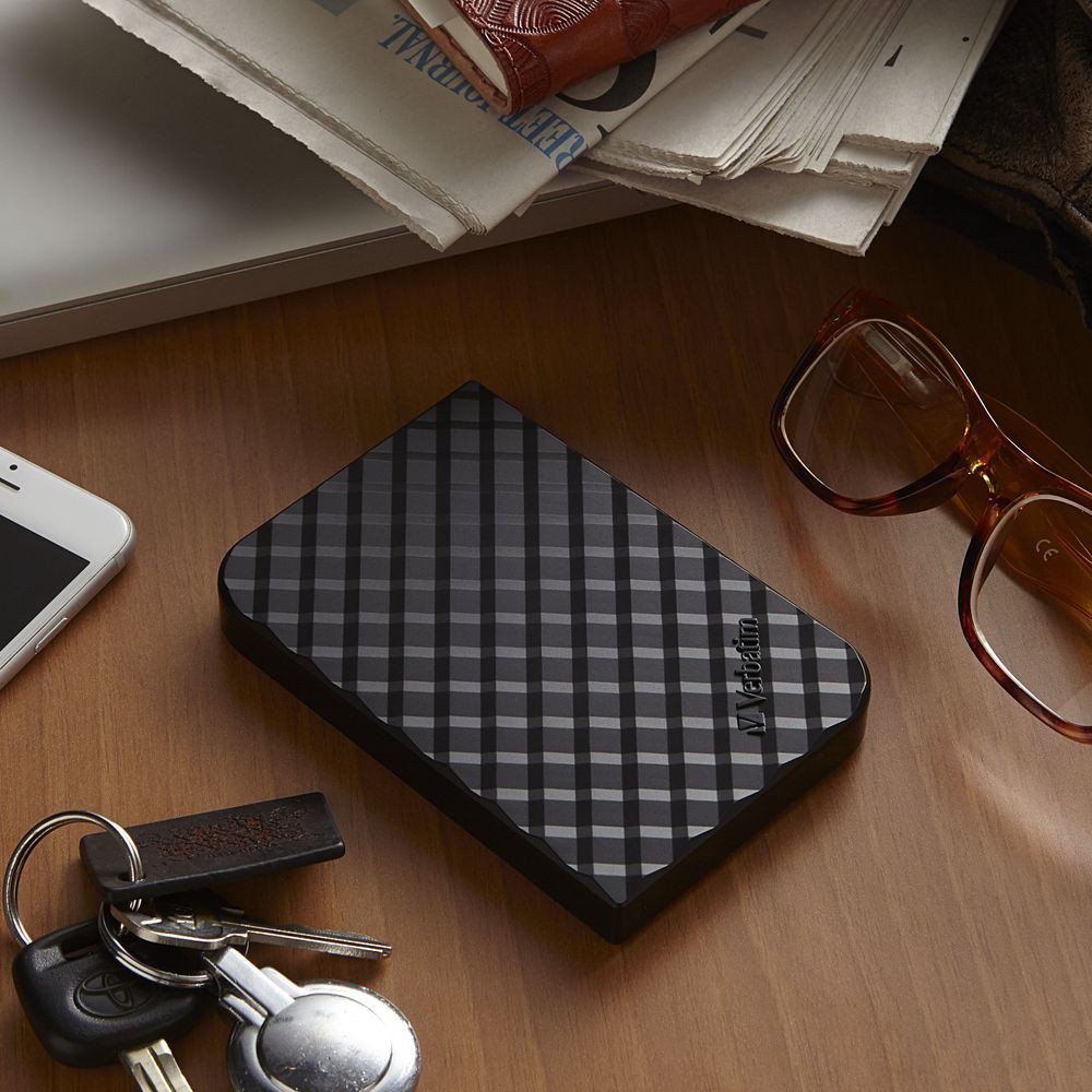 1TB Store 'n' Go Portable Hard Drive, USB 3.0 - Diamond Black: Portable - Hard Drives | Verbatim