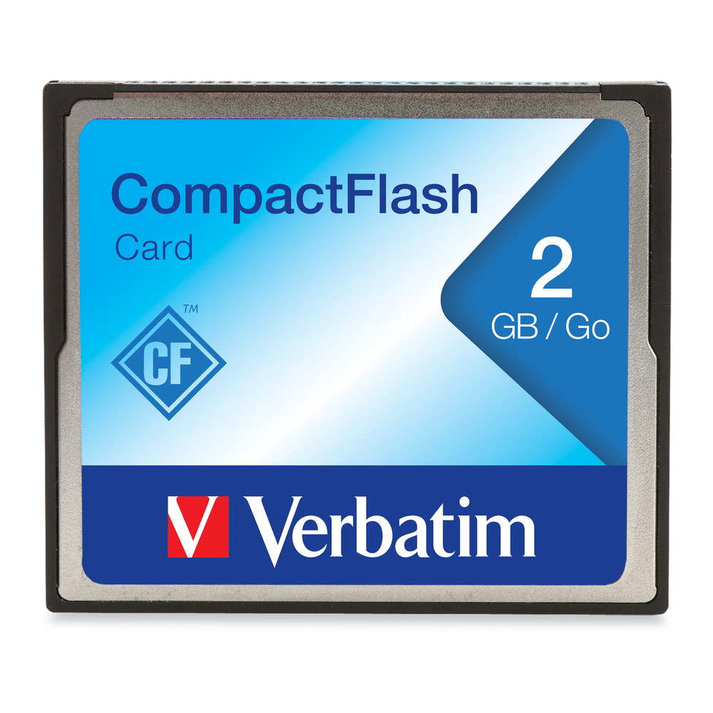 2GB CompactFlash Memory Card: Compact Flash - Memory Cards | Verbatim