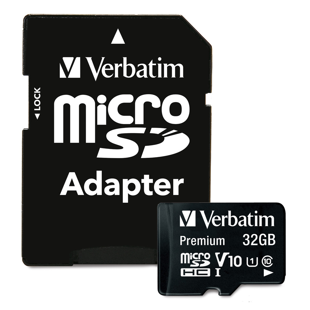 UHS-I V10 U1 Class 10 Verbatim 8GB Premium SDHC Memory Card 96318 Blue 