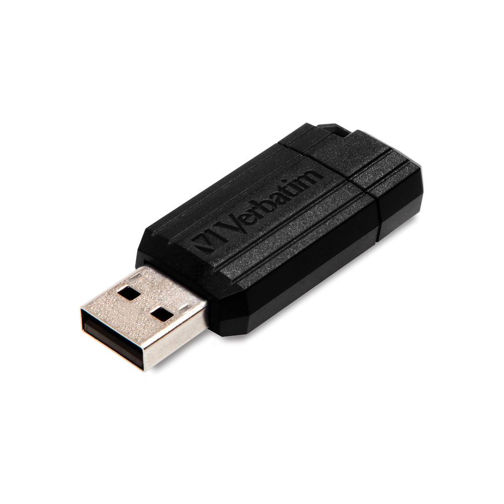 Alle At understrege Udfordring 8GB PinStripe USB Flash Drive - Black: Everyday USB Drives - USB Drives |  Verbatim