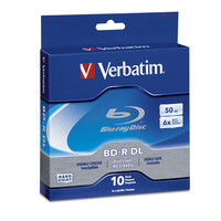 20 Verbatim Blank Blu ray Discs BD-R DL 50GB 2 Dual Layer bluray.. JAPAN Import 